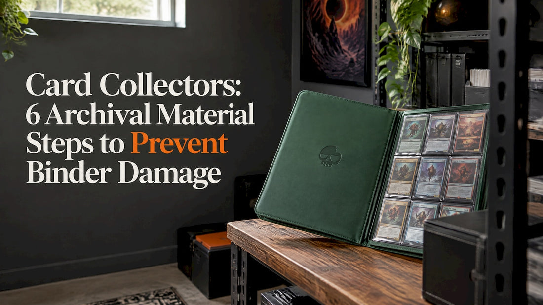 Evergreen binder holding protected trading cards