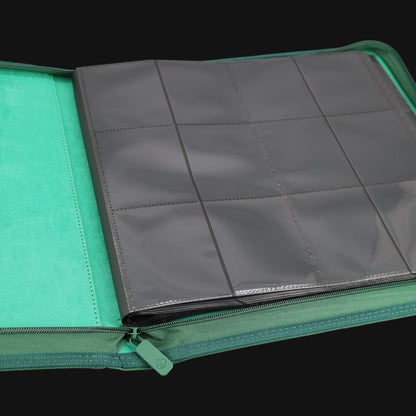 Unlucky Zip Binder Evergreen