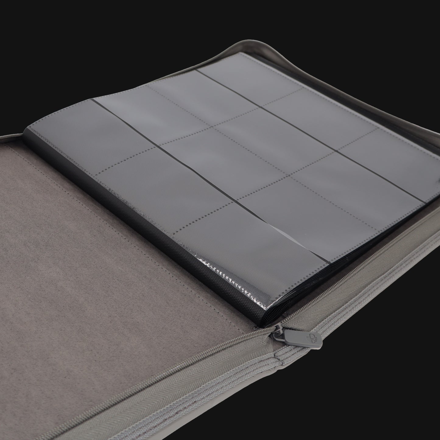 Unlucky Zip Binder Gray