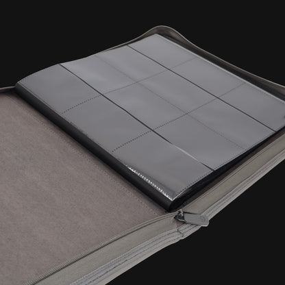 Unlucky Zip Binder Gray