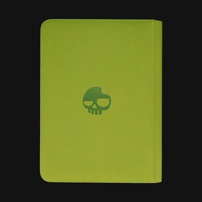 Unlucky Zip Binder Lime (9 Pocket)