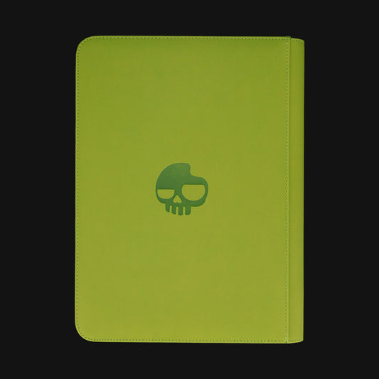 Unlucky Zip Binder Lime (9 Pocket)