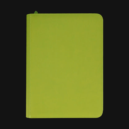 Unlucky Zip Binder Lime (9 Pocket)