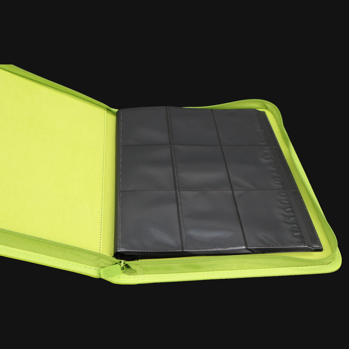 Unlucky Zip Binder Lime (9 Pocket)