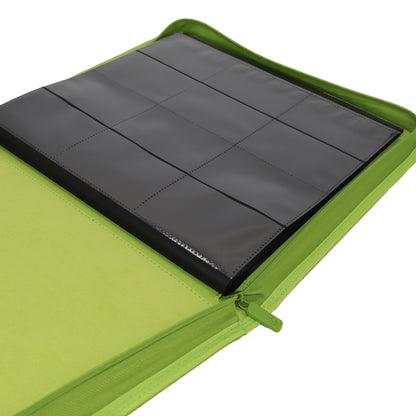 Unlucky Zip Binder Lime Green