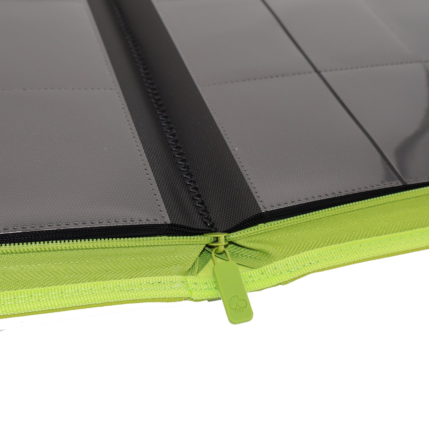 Unlucky Zip Binder Lime Green