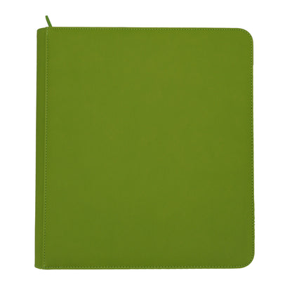 Unlucky Zip Binder Lime Green