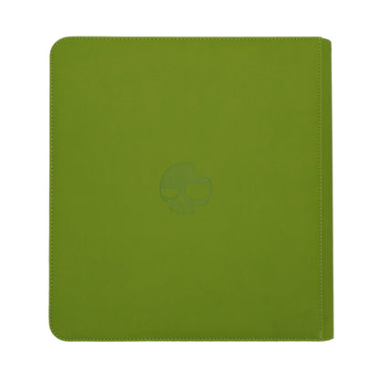 Unlucky Zip Binder Lime Green