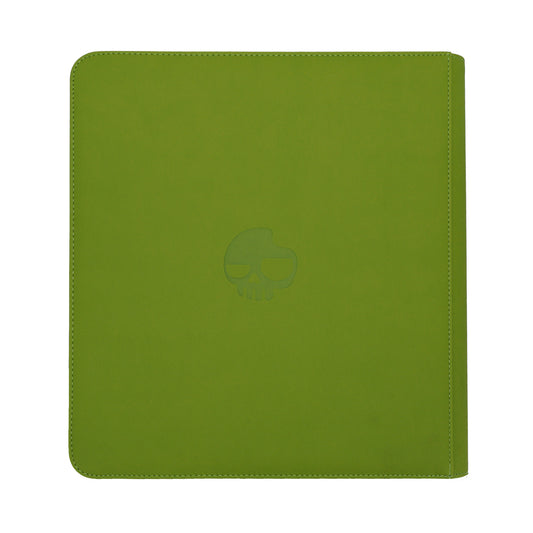 Unlucky Zip Binder Lime Green