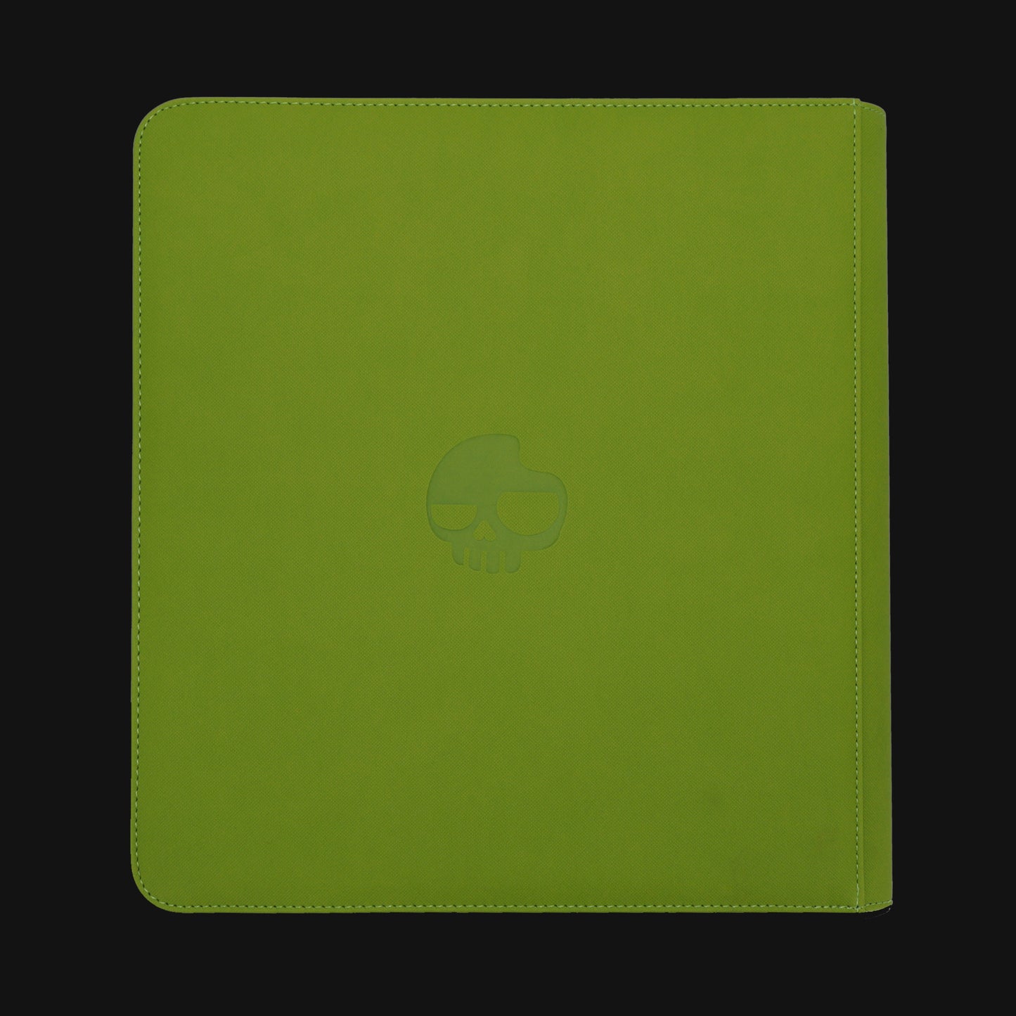 Unlucky Zip Binder Lime Green