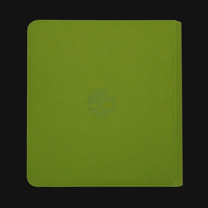 Unlucky Zip Binder Lime Green