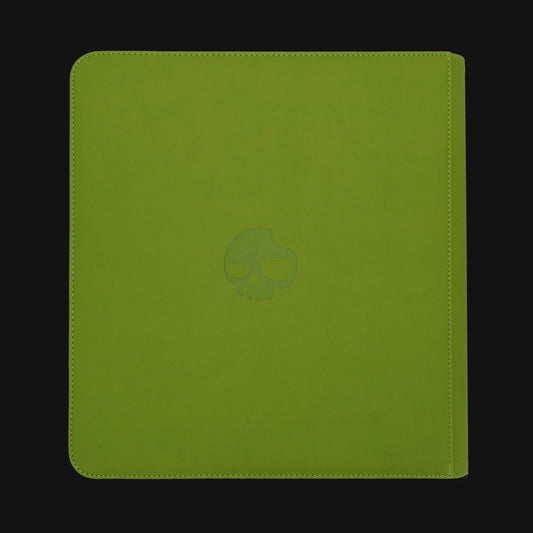 Unlucky Zip Binder Lime Green