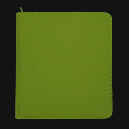 Unlucky Zip Binder Lime Green