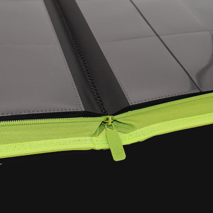 Unlucky Zip Binder Lime Green
