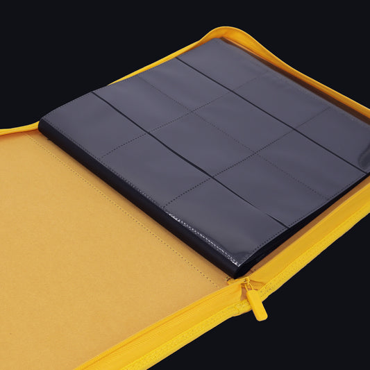 Unlucky Zip Binder Marigold