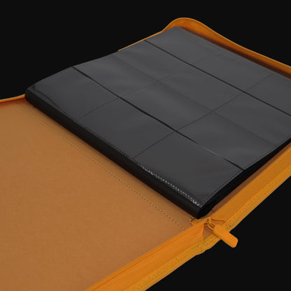 Unlucky Zip Binder Orange