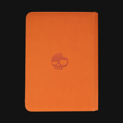 Unlucky Zip Binder Orange (9 Pocket)