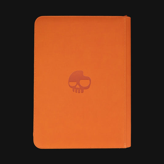 Unlucky Zip Binder Orange (9 Pocket)