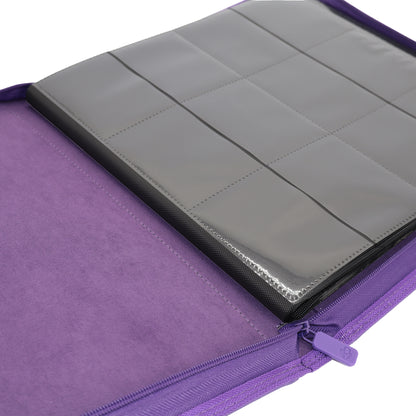 Unlucky Zip Binder Purple