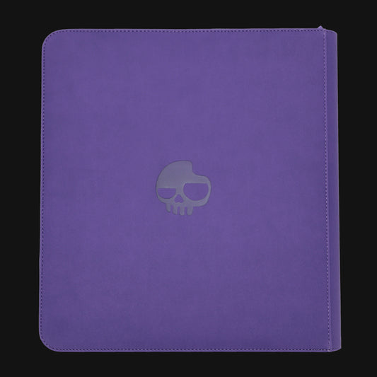 Unlucky Zip Binder Purple