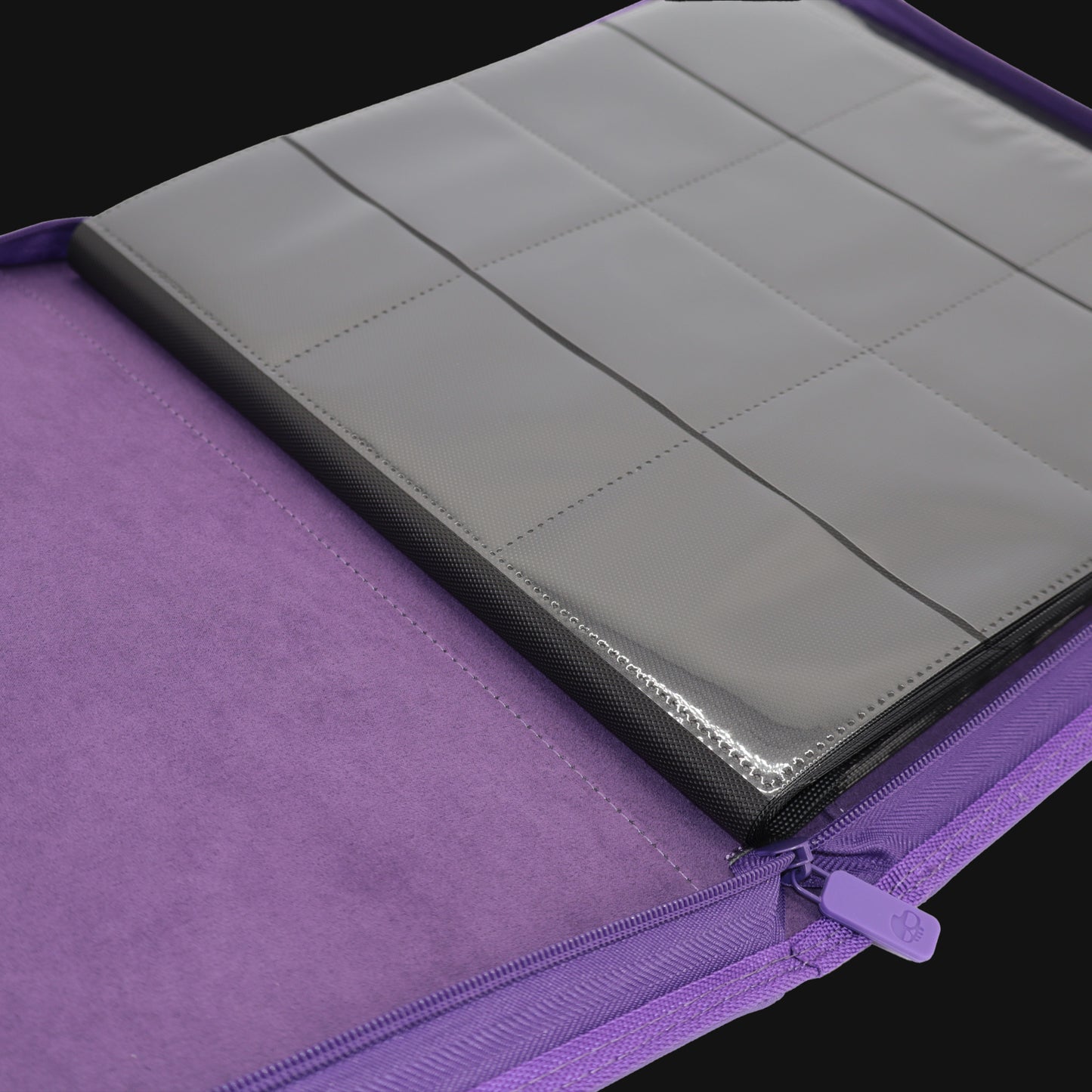 Unlucky Zip Binder Purple