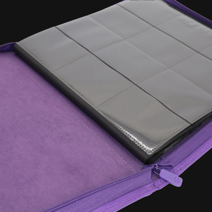 Unlucky Zip Binder Purple