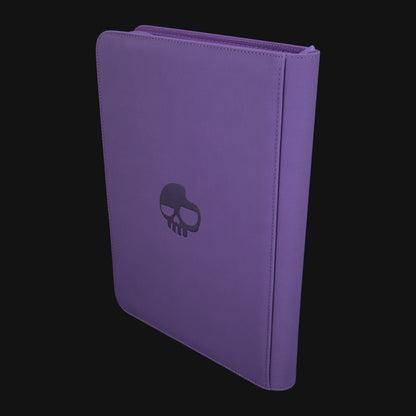 Unlucky Zip Binder Purple (9 Pocket)