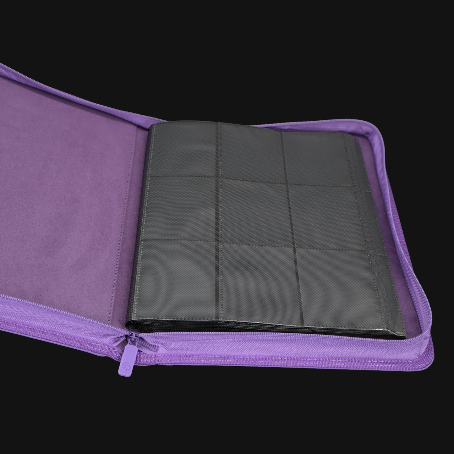 Unlucky Zip Binder Purple (9 Pocket)
