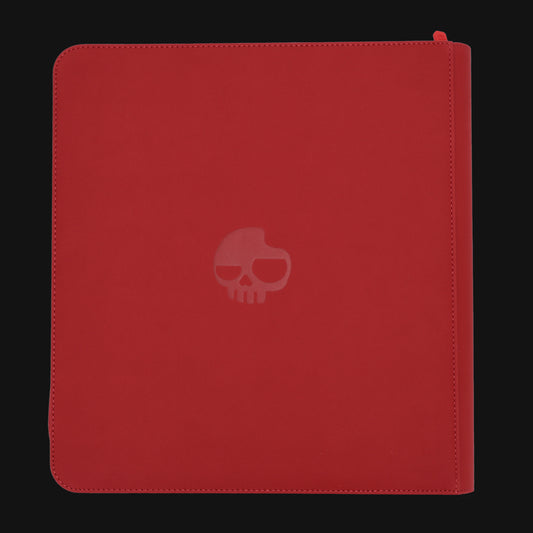 Unlucky Zip Binder Red