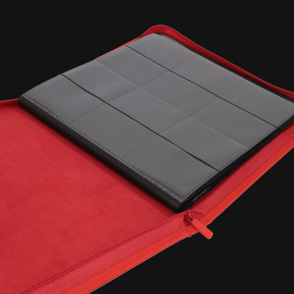 Unlucky Zip Binder Red