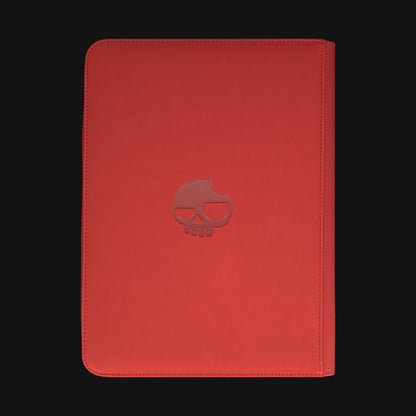 Unlucky Zip Binder Red (9 Pocket)