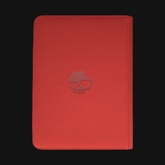 Unlucky Zip Binder Red (9 Pocket)