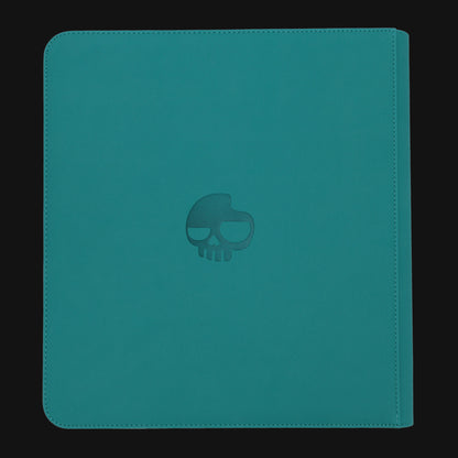 Unlucky Zip Binder Teal