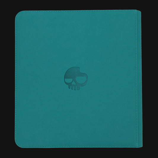 Unlucky Zip Binder Teal