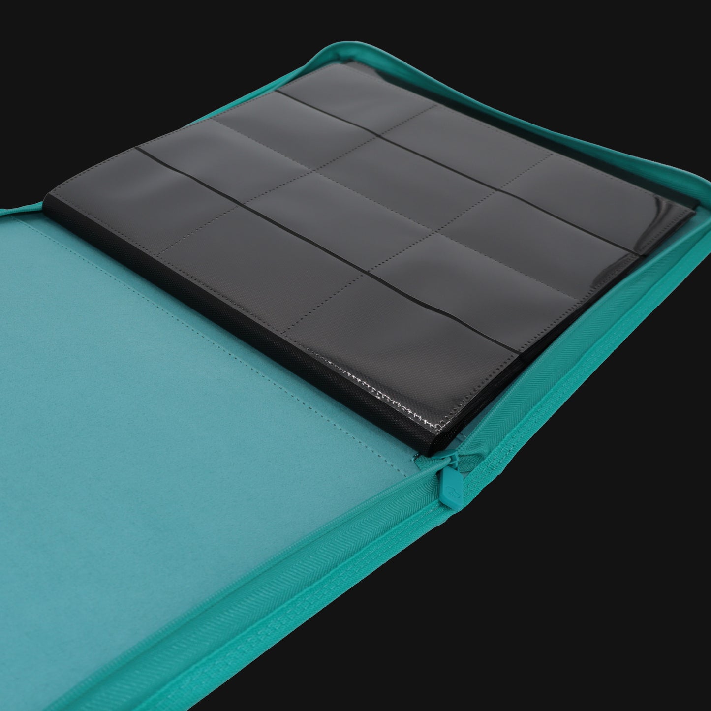 Unlucky Zip Binder Teal