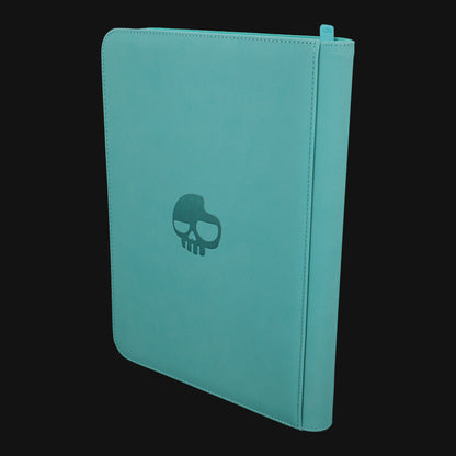 Unlucky Zip Binder Teal (9 Pocket)
