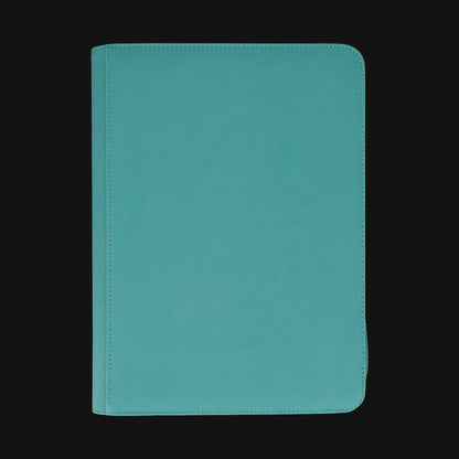 Unlucky Zip Binder Teal (9 Pocket)