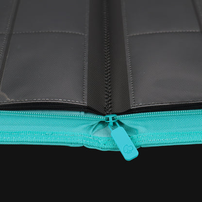 Unlucky Zip Binder Teal (9 Pocket)