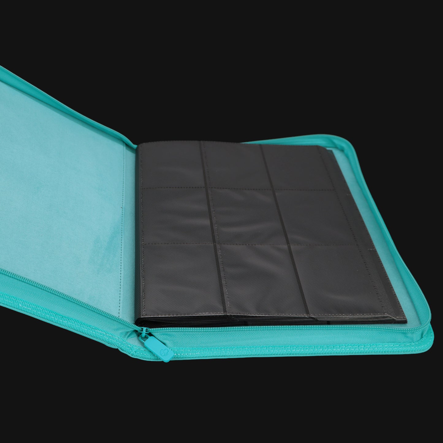 Unlucky Zip Binder Teal (9 Pocket)