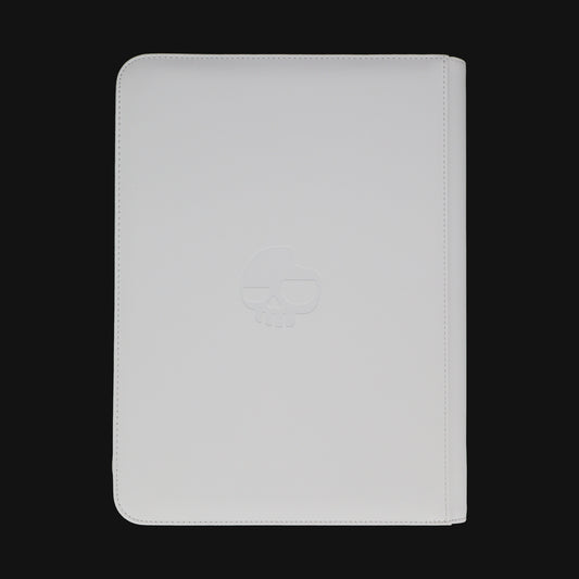 Unlucky Zip Binder White (9 Pocket)