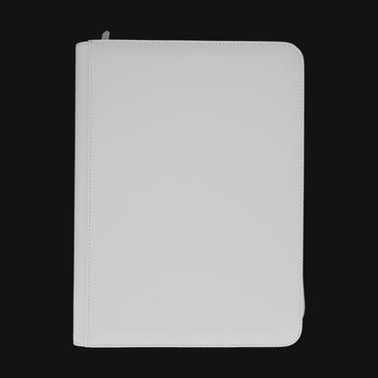 Unlucky Zip Binder White (9 Pocket)