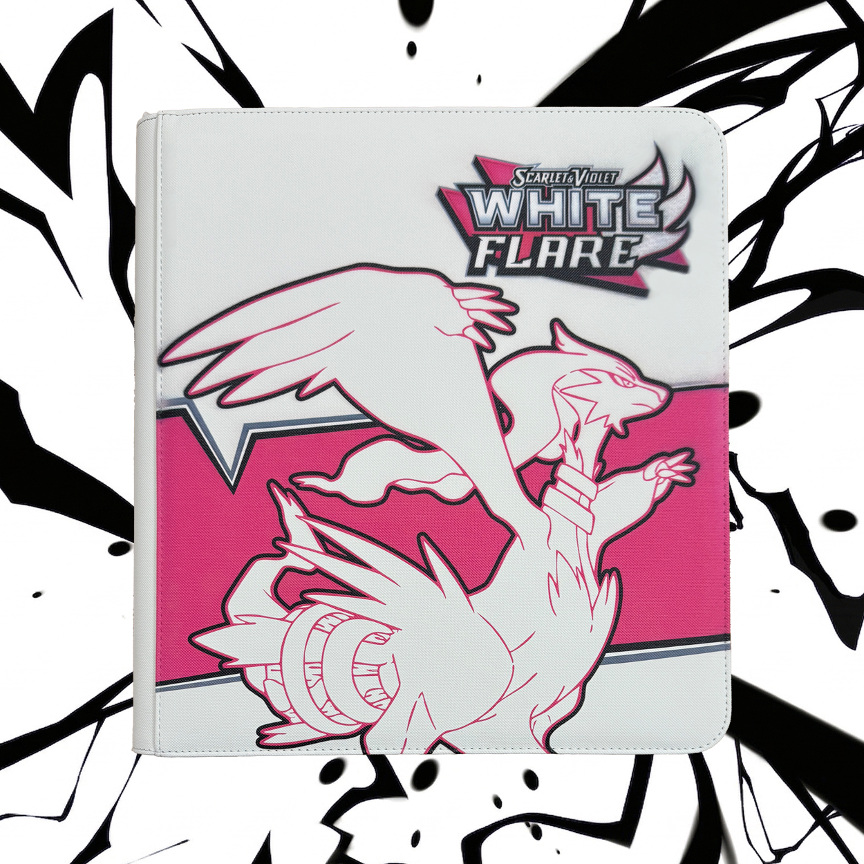 White Flare Binder